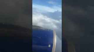 Thumbnail: Passing through heavy clouds ☁️ #flight