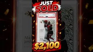 Thumbnail: Michael Jordan E X2001 PSA 9 Just Sold for $2,100!