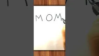 Thumbnail: MOM = ROSE 🌹 #shorts #youtubeshorts #youtubepartner #drawing #amazing