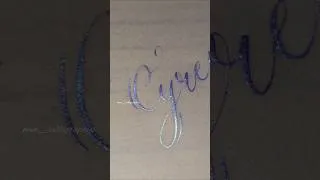 Thumbnail: Just wait for the end....this colour is literally her palette! #hsr #cyrene #pointedpencalligraphy