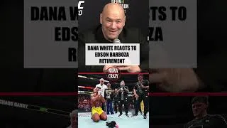 Thumbnail: Dana White reacts to Edson Barboza's retirement at UFC 330 #danawhite #UFC330 #UFC