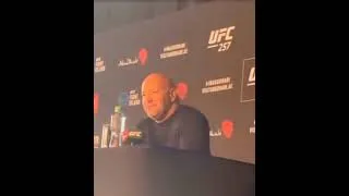 Thumbnail: what  Khabib said to Dana White?