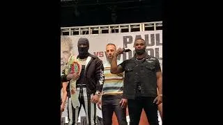 Thumbnail: Jake Paul vs Tyron Woodley 2 face off #shorts