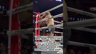 Thumbnail: Mike Perry's SHOULDER POPS OUT, gets stopped by Brandon Jenkins at Duel Arena 1 - MMA Fighting