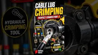 Thumbnail: Cable Lug Crimping Process ⚡ Hydraulic Crimping Tool #HydraulicCrimpingTool