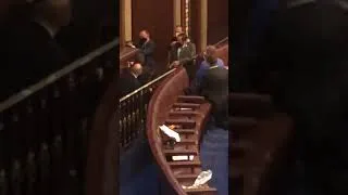 Thumbnail: Video Shot By Congressman Dan Kildee (D-Flint) As House Members Take Cover in House Gallery | 1/6/21