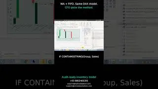 Thumbnail: FIFO closing stock in DAX — LOOKUPVALUE for opening balance + CALCULATE running sum #PowerBI