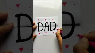 Thumbnail: Happy Father Day card | Best Father Day greeting | Father Day Students card | #shorts #youtubeshorts