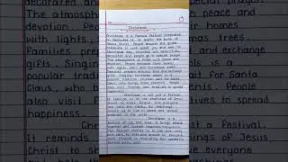 Thumbnail: Essay on Christmas in English | Christmas festival essay writing |#shorts #christmas #tranding