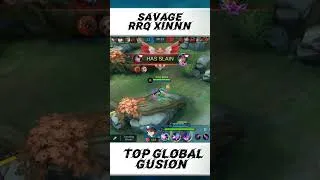 Thumbnail: SAVAGE RRQ Xinnn!! Top Global Gusion #mobilelegends #Shorts