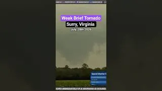 Thumbnail: Caught this Possible Multi Vortex Tornado Live #tornado #weather #wx #stormchasing #funnelcloud