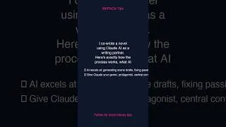 Thumbnail: how to use Claude AI to write a book #Shorts #MoneyTips #BudgetTips