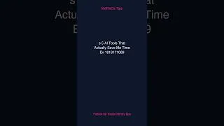 Thumbnail: s 5 AI Tools That Actually Save Me Time Ev 1818171069 #Shorts #MoneyTips #BudgetTips