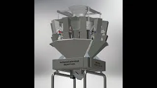 Thumbnail: Multihead Weigher #freelancedesigner #mechanicaldesign
