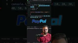 Thumbnail: Binary Search - JS Interview Question #dsa #interview #coding