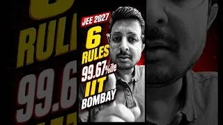 Thumbnail: 😱6 Rules to IIT Bombay - JEE 2027 #eduniti #99percentile #viral #jee2027