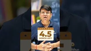 Thumbnail: Only 4.5 Months Left for JEE Main 2027 — What Should You Do? #alksir #jee2027