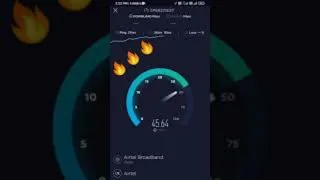 Thumbnail: Airtel 4G+ speed Test 🔥🔥🔥 #Shorts