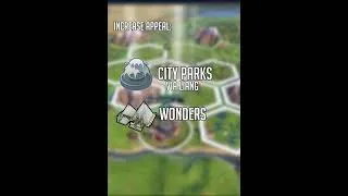 Thumbnail: How to Create National Parks | Civ 6 Naturalist Help Guide #civ6 #civilization #shorts