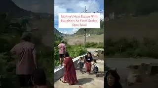 Thumbnail: NEPAL FLOODS | Mother RUSHES With Two Daughters As Flood Gushes Onto Road #shorts