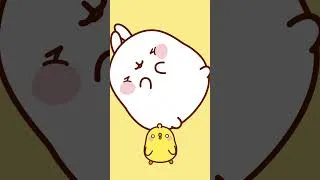 Thumbnail: Molang is stuck, comment “🤍” to help them! #molang #help #kindness