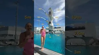Thumbnail: Diving off every single platform 🤯 how high would you jump? #BraveGang