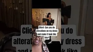 Thumbnail: Rhinestone and Beaded Prom Dress Alterations