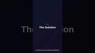Thumbnail: The Ultimate personal finance Workflow (2026) #Shorts
