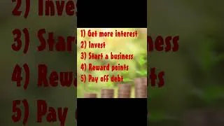 Thumbnail: #Shorts 5 ways on HOW to MAKE MONEY WORK FOR YOU