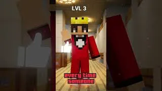Thumbnail: Having the Most AURA in School… #minecraft