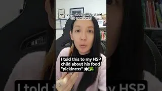 Thumbnail: What I told my HSP child about his food pickiness | HSP superpower