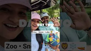 Thumbnail: Zoo, Snow & Lake Adventure! 🐊❄️🚤 #shorts #familytravel