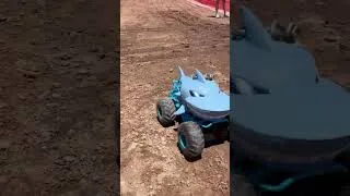 Thumbnail: Megalodon takes on the Monster Jam arena!! 💥 #MonsterTrucks
