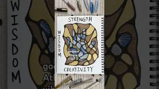Thumbnail: using color symbolism in Art Meditation 😌 (we’re summoning our Inner Athena with this one)
