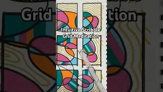 Thumbnail: overthinking not required (relax your face!) 😇 #artmeditation #mindfulart