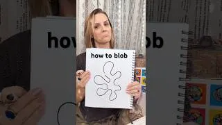 Thumbnail: how to blob 🫟 #artmeditation #intuitiveart #scribbleart