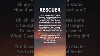 Thumbnail: Alex Warren - Rescuer #RESCUER #AlexWarren #Lyricvideo #shorts #ytshorts