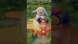 Thumbnail: Here come Little Nana and Lambkin in the Airplane ✈️ MOON and ME #shorts