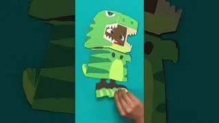 Thumbnail: DIY Cody the Dinosaur Crafting🦖✂️ #crafting #art #dinosaur