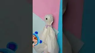 Thumbnail: Make a DIY Ghost Toy! #shorts #LittleAngel #crafts