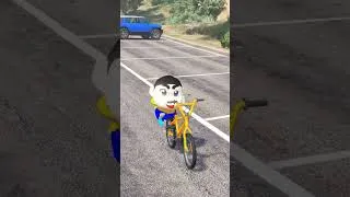 Thumbnail: SHINCHAN സൈക്കിൾ റേസ് വച്ചു 🤯| GTA5 |#shorts