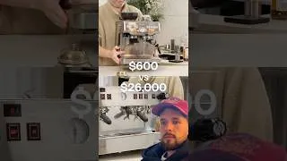 Thumbnail: $600 vs $26,000 coffee machine 😂