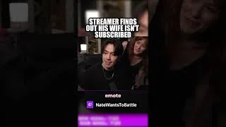 Thumbnail: Streamer finds out his wife isn't subscribed