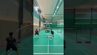 Thumbnail: Cross drive: wait for the right smash, attack the space, then follow in fast. 🏸