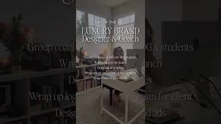 Thumbnail: POV: You Run a Luxury Branding Studio + Coaching Business 🖤