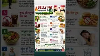 Thumbnail: 🔥 Belly Fat Kam Karne Ke 10 Aasan Aur Effective Tips | Healthy Weight Loss kaise kare