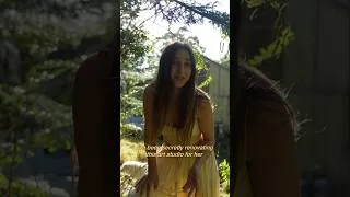 Thumbnail: Secretly renovating this off-grid rainforest art studio 🥹 #building #offgrid #shorts