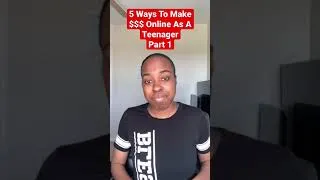 Thumbnail: You don’t have to be an adult to make $! #makemoneyonline2021 #makemoneyasateenager #shorts #money