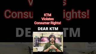 Thumbnail: KTM India ignores Owner's Basic Consumer Rights