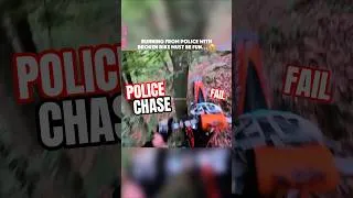 Thumbnail: Broken Dirt Bike Running From Police Can Go wrong....